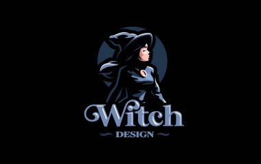 Bir cadı şapkalı bir cadı.