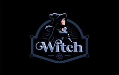 Bir cadı şapkalı bir cadı.