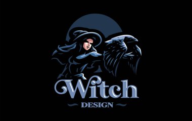 Bir cadı şapkalı bir cadı.