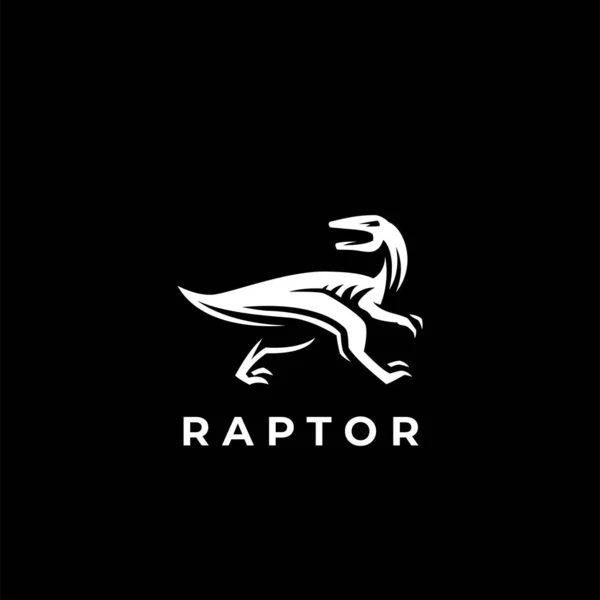 O dinossauro, o raptor —  Vetores de Stock