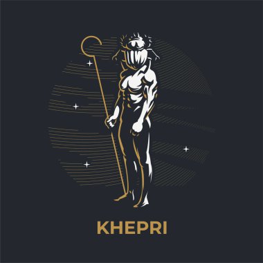 Mısır tanrısı Khepri.