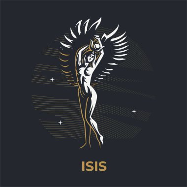 Mısır Tanrıçası Isis.