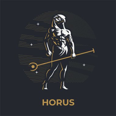 Mısır Tanrısı Horus.
