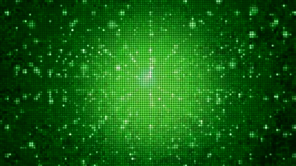 Fundo Verde Gradiente Pixel — Vídeo de Stock