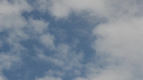 Céu Nuvens Azul Vento Atmosfera — Vídeo de Stock