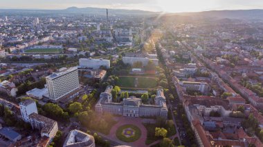Mimara museum ve Westin hotel Zagreb Hırvatistan Zagreb Hırvatistan batı bölüm, alansal fotoğraf