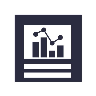 Web ve mobil uygulaması tasarımı, Analytics logo kavramı için beyaz arka plan üzerinde izole analytics simge vektör