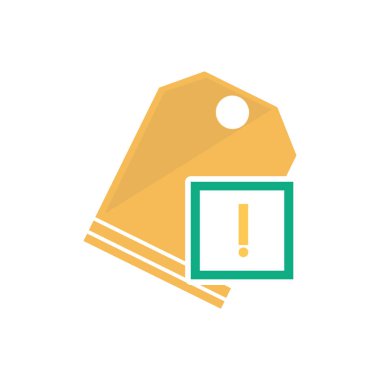 Fiyat etiketi simge vektör web ve mobil uygulaması tasarımı, fiyat etiketi logosu kavramı üzerinde izole beyaz arka plan