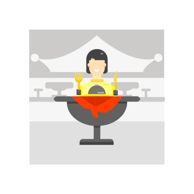 Yeme simge vektör web ve mobil uygulaması tasarımı, yeme logo kavramı için izole üzerinde beyaz arka plan