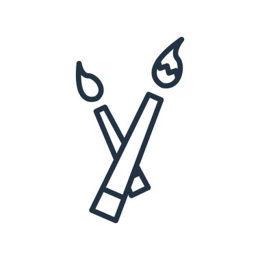 Beyaz arka plan üzerinde palet şeffaf işareti izole paleti simge vektör