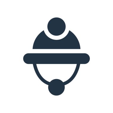 Beyaz arka plan üzerinde sert şeffaf işareti izole zor simge vektör