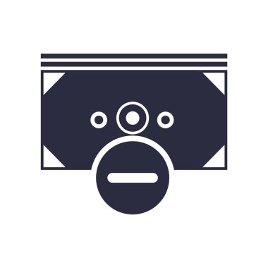 Web ve mobil uygulaması tasarımı, para logo kavramı için beyaz arka plan üzerinde izole para simge vektör