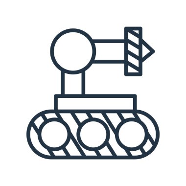 Robot kol simge vektör, beyaz arka plan üzerinde izole Robot Kol şeffaf işareti