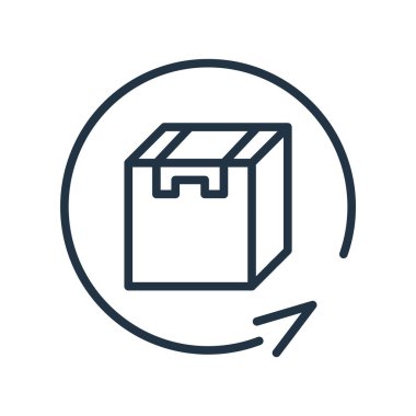 Beyaz arka plan üzerinde kutu şeffaf işareti izole kutusu simge vektör