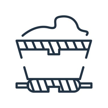 Beyaz arka plan üzerinde kömür şeffaf işareti izole kömür simge vektör