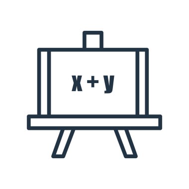 Beyaz tahta simge vektör beyaz zemin üzerine beyaz tahta şeffaf işareti izole