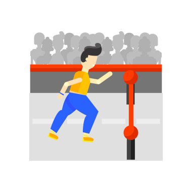 Bitiş simge vektör web ve mobil uygulaması tasarım, bitirmek logo kavramı için izole üzerinde beyaz arka plan