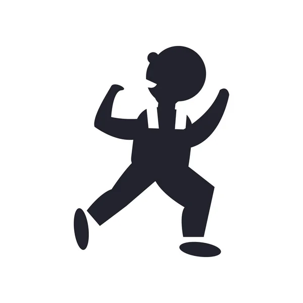 Vector Icono Dancing Man Aislado Fondo Blanco Para Diseño Aplicaciones — Vector de stock