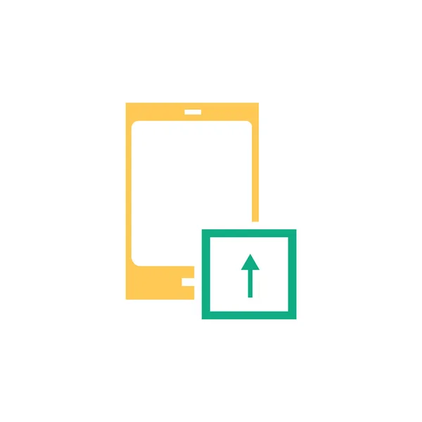 Icono Smartphone Vector Aislado Fondo Blanco Para Diseño Web Aplicación — Archivo Imágenes Vectoriales