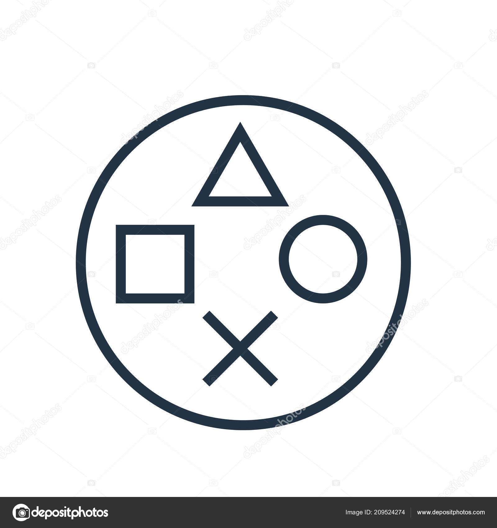 Playstation Icon Vector Isolated White Background Playstation Transparent  Sign Stock Vector Image by ©TopVectorStock #209524274