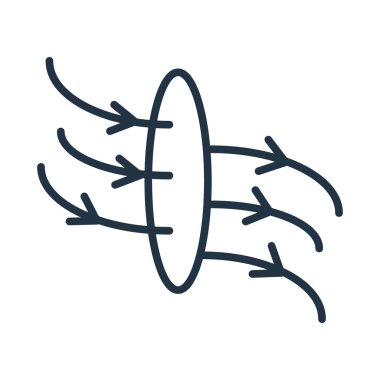 Beyaz arka plan üzerinde ekolayzer şeffaf işareti izole ekolayzer simge vektör