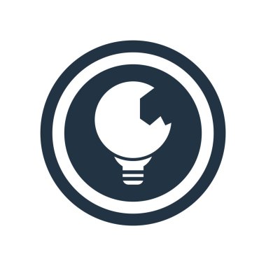 Bozuk simge vektör beyaz arka plan üzerinde izole, şeffaf işareti hasar