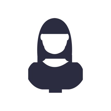 Web ve mobil uygulaması tasarımı, Kullanıcı logo kavramı için beyaz arka plan üzerinde izole Kullanıcı simge vektör