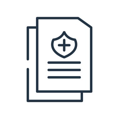 Beyaz arka plan üzerinde garanti şeffaf işareti izole simge vektör garanti