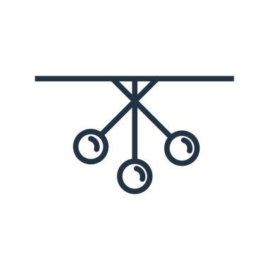 Beyaz arka plan üzerinde kapı tokmağı şeffaf işareti izole kapı tokmağı simge vektör