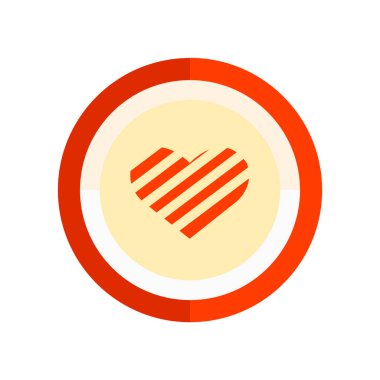 Sevmediğim simge vektör web ve mobil uygulaması tasarımı, sevmediğim logo kavramı için izole üzerinde beyaz arka plan