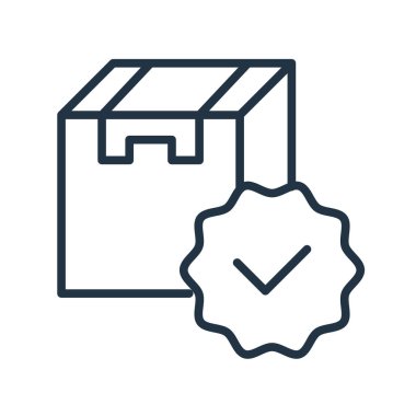 Beyaz arka plan üzerine açık kutu şeffaf işareti izole aç kutusu simge vektör