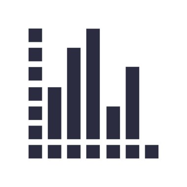 Web ve mobil uygulaması tasarımı, Analytics logo kavramı için beyaz arka plan üzerinde izole analytics simge vektör