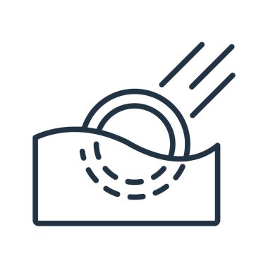 Beyaz arka plan üzerinde monitör şeffaf işareti izole monitör simge vektör