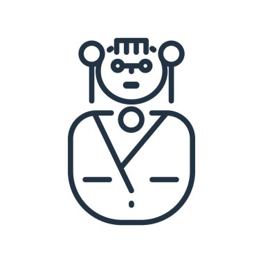 Beyaz arka plan üzerinde Geek şeffaf işareti izole geek simge vektör