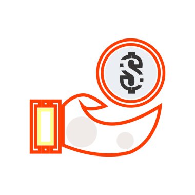 Doları sembol simge vektör web ve mobil uygulaması tasarımı, doları sembolü logo kavramı için izole üzerinde beyaz arka plan