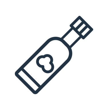 Beyaz arka plan üzerinde bira şeffaf işareti izole bira simge vektör