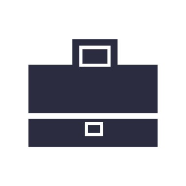 Evrak Çantası'nı simge vektör web ve mobil uygulaması tasarımı, evrak çantası'nı logo kavramı için beyaz arka plan üzerinde izole