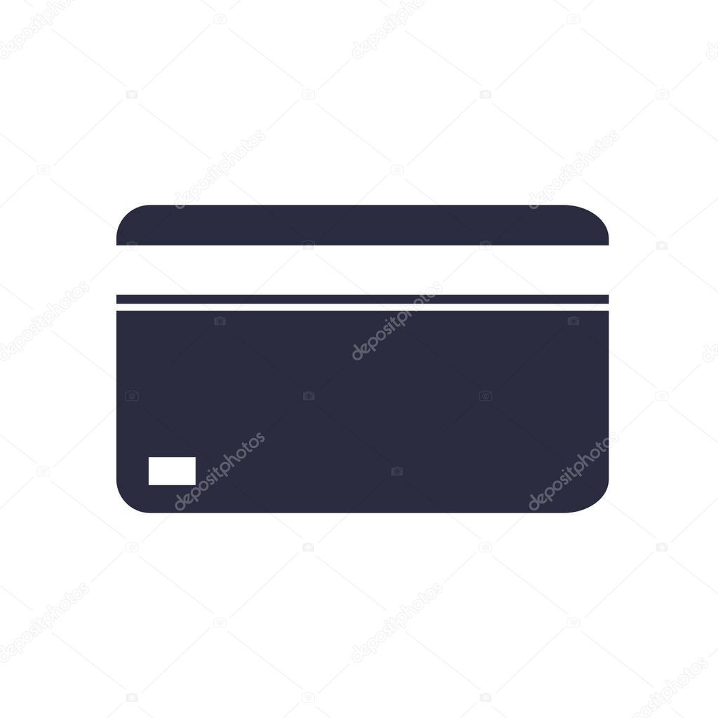 Credit card icon vector isolated on white background for your web and mobile app design, Credit card logo concept