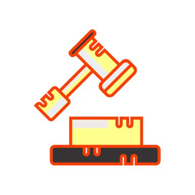 Web ve mobil uygulaması tasarım, kararname logo kavramı için beyaz arka plan üzerinde izole simge vektör kararname