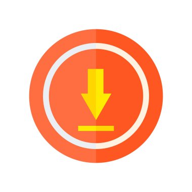 Web ve mobil uygulaması tasarımı, Upload logo kavramı için beyaz arka plan üzerinde izole simge vektör yükle