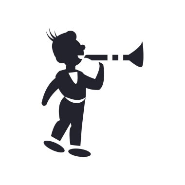 Fareli Köyün Kavalcısı simge vektör web ve mobil uygulaması tasarımı, Fareli Köyün Kavalcısı logo kavramı üzerinde izole beyaz arka plan