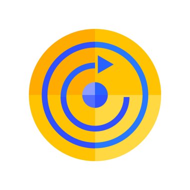 Yeniden başlatma simge vektör web ve mobil uygulaması tasarım, yeniden başlatma logo kavramı için izole üzerinde beyaz arka plan