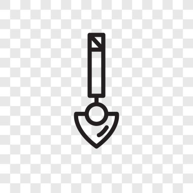 Saydam arka plan üzerinde kürek logo tasarımı izole kürek vektör simgesi