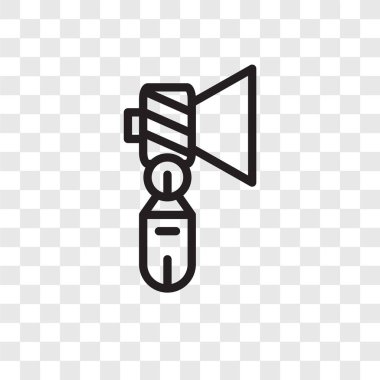 Saydam arka plan üzerinde balta logo tasarımı izole balta vektör simgesi