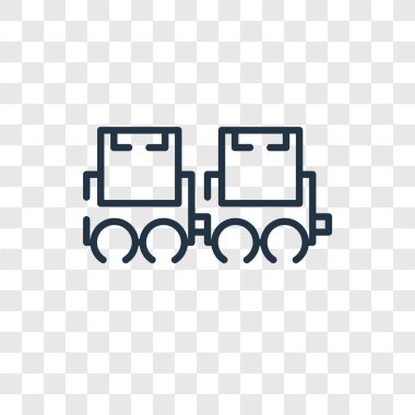 Saydam arka plan üzerinde ulaşım logo tasarımı izole ulaşım vektör simgesi