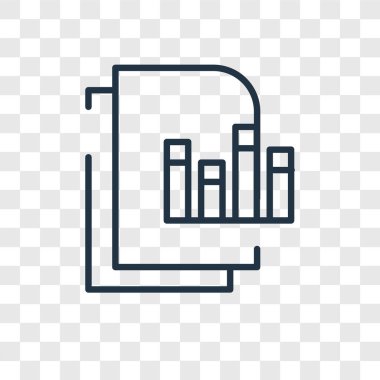 Saydam arka plan üzerinde Analytics logo tasarımı izole analytics vektör simgesi