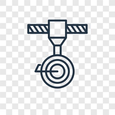 Saydam arka plan üzerinde Uncoiler logo tasarımı izole uncoiler vektör simgesi