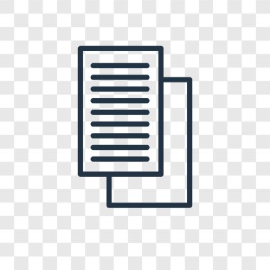 Saydam arka planda, içerik logo tasarımı izole içerik vektör simgesi