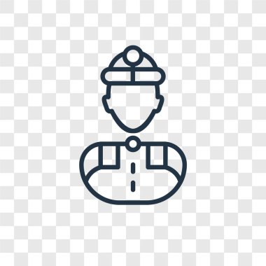 Saydam arka plan üzerinde mühendis logo tasarımı izole mühendis vektör simgesi