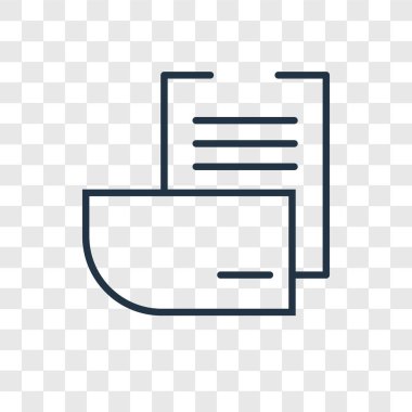 Saydam arka plan üzerinde dosya logo tasarımı izole dosya vektör simgesi